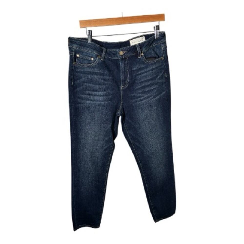 Vince Camuto Dark Wash High Waist Straight Jeans 32/14